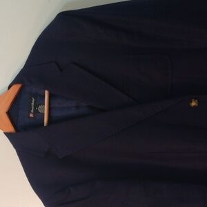 Daniel Bishop Navy Blue Linen Summer Sport Jacket XL (44R*)
